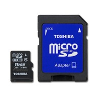 Toshiba 16GB MicroSD Memory Card